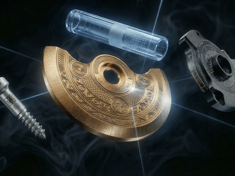 Plusieurs pièces de LaserSolutions